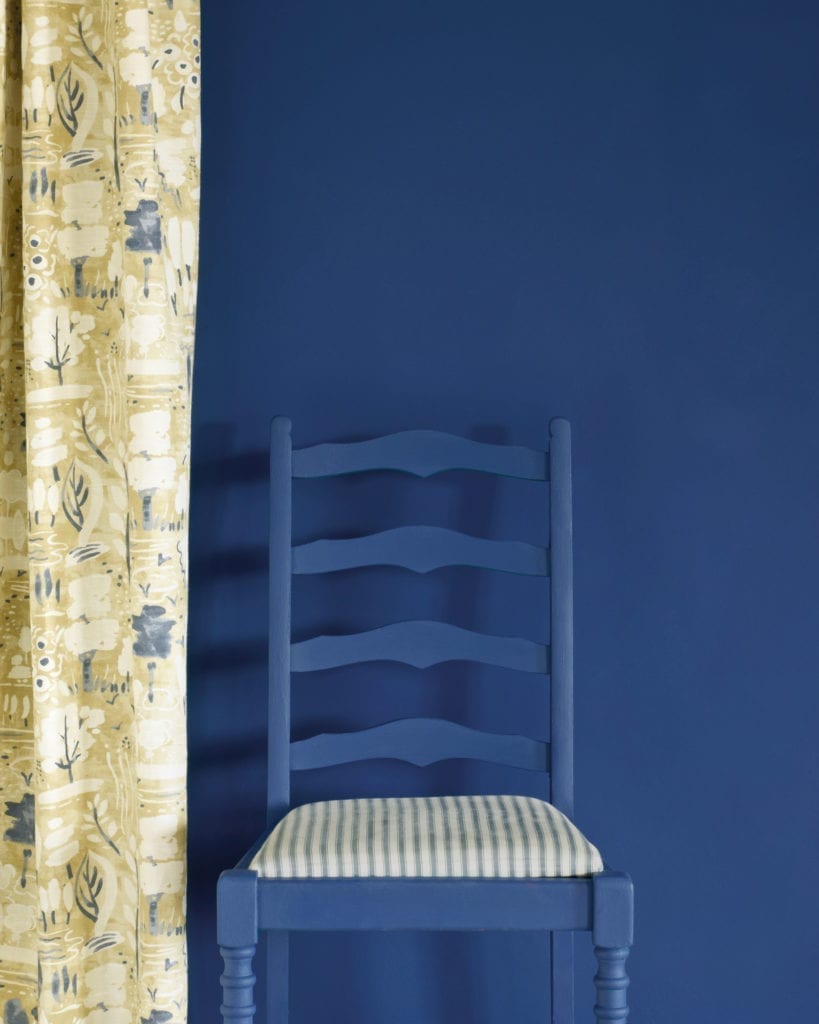 1641471074Napoleonic-Blue-Wall-Paint-by-Annie-Sloan-lifestyle-Dulcet-in-Versailles-curtain-seat-cushion-in-Ticking-in-Old-Violet-1600-v2.jpg